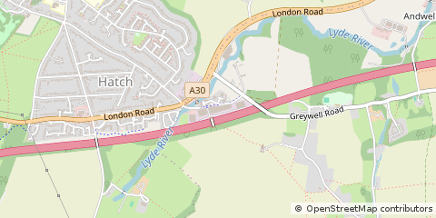 Map of Basingstoke, Hampshire