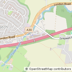 Map of Basingstoke, Hampshire