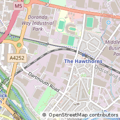 Map of Birmingham, West Midlands