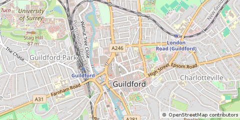 Map of Guildford