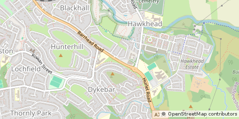 Map of Paisley