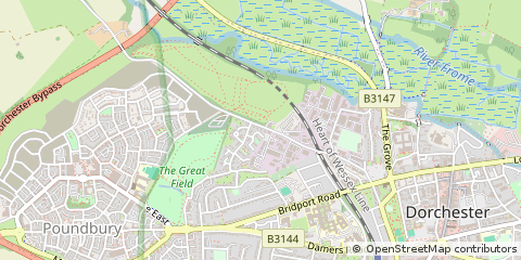 Map of Dorchester
