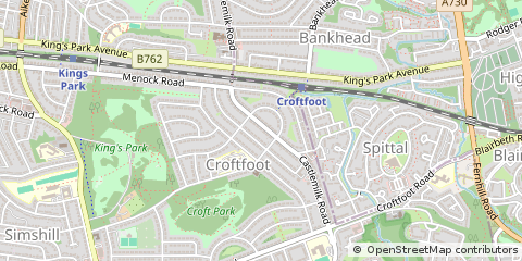 Map of Glasgow