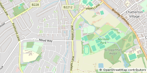 Map of Bromley, Kent