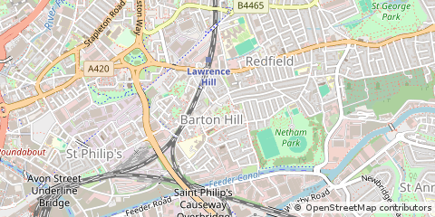 Map of Bristol