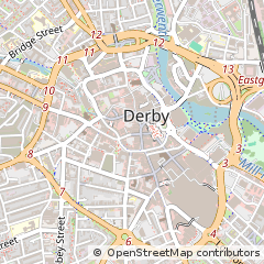 Map of Derby, Derbyshire