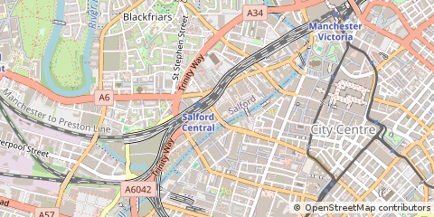 Map of Salford