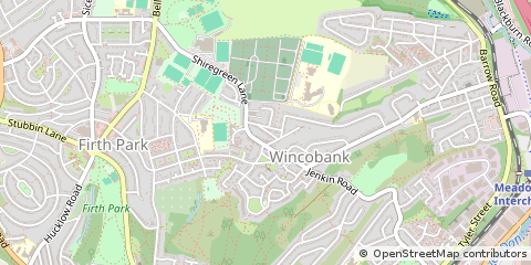 Map of Sheffield