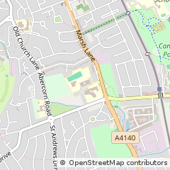 Map of Stanmore, Middx