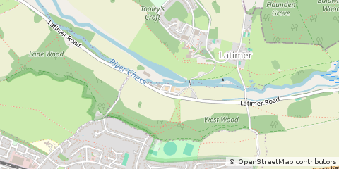 Map of Latimer, Bucks