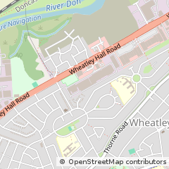 Map of Doncaster, South Yorkshire