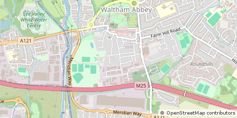 Map of Waltham Abbey