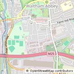 Map of Waltham Abbey