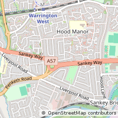 Map of Warrington