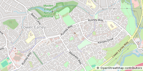 Map of Reading, Berkshire