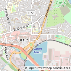 Map of Larne, County Antrim