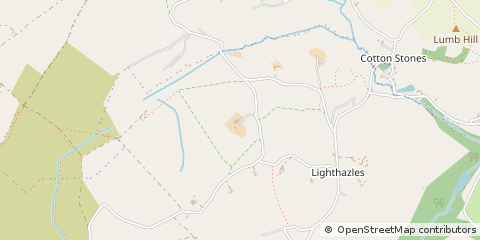 Map of Halifax, West Yorkshire