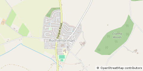 Map of Inverurie, Aberdeenshire