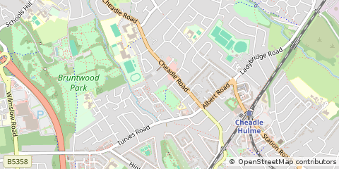 Map of Cheadle
