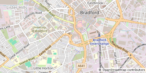 Map of West Yorkshire