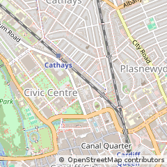 Map of Cardiff