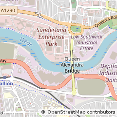 Map of Sunderland
