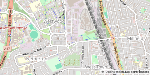 Map of Peterborough