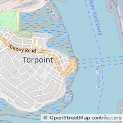 Map of Torpoint, Cornwall