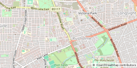 Map of Manchester