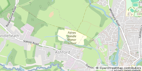 Map of Fordingbridge, Hampshire