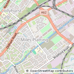 Map of Manchester