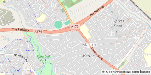 Map of Middlesbrough
