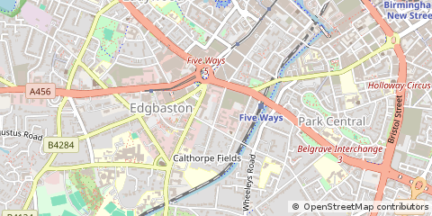 Map of Birmingham