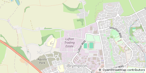 Map of Yeovil, Somerset