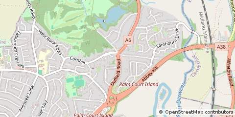 Map of Derby, Derbyshire
