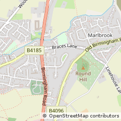 Map of Bromsgrove