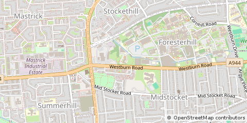 Map of Aberdeen