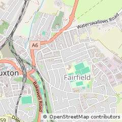 Map of Buxton, Derbyshire