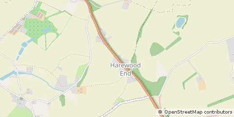 Map of Harewood END, Herefordshire