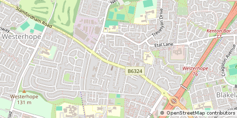 Map of Newcastle Upon Tyne
