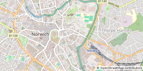 Map of Norwich