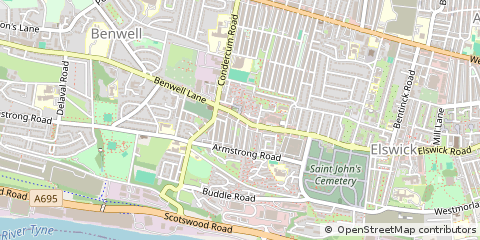 Map of Newcastle Upon Tyne