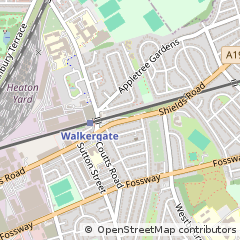 Map of Newcastle Upon Tyne
