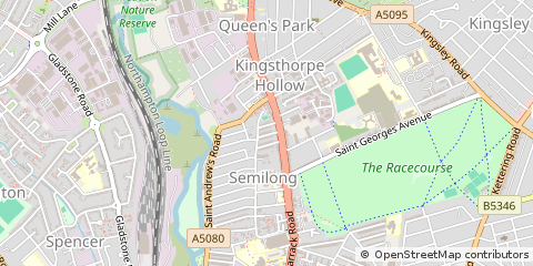 Map of Northamptonshire