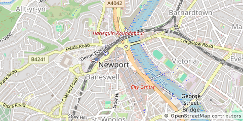 Map of Newport