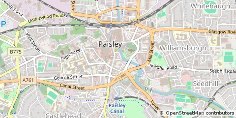 Map of Paisley