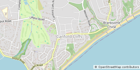 Map of Poole Dorset
