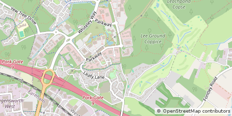 Map of Whiteley, Fareham, Hampshire