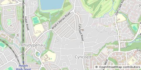 Map of Cardiff