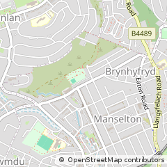 Map of Swansea